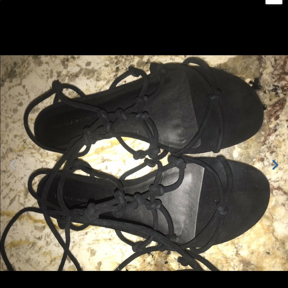 Rebecca Minkoff Elyssa Suede Lace Up Sandals 8.5